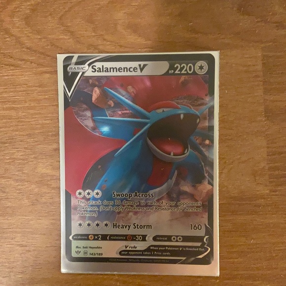 Pokemon | Other | Salamence V Pokmon Card | Poshmark Pokemon | Other | Salamence V Pokmon Card | Poshmark